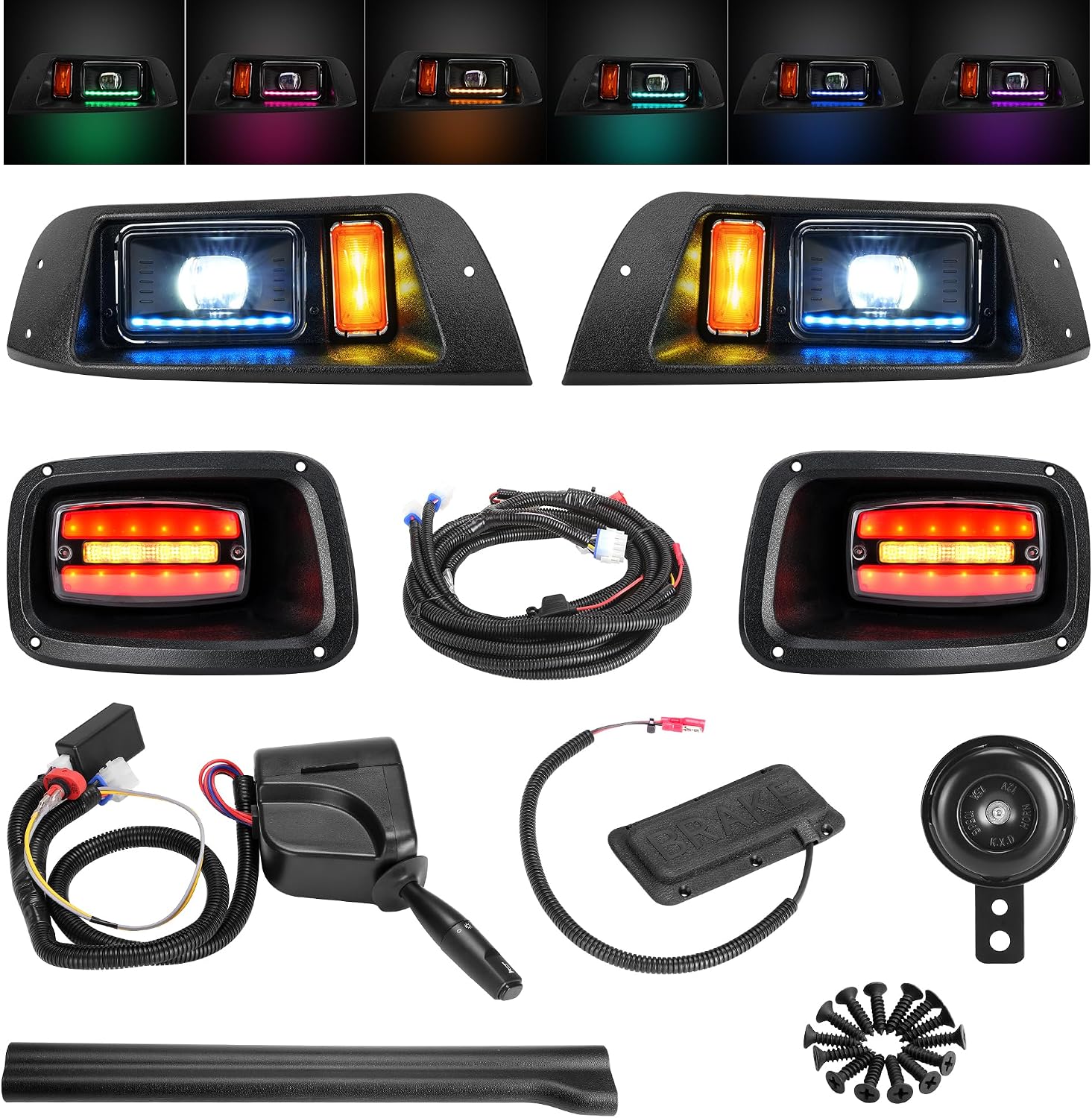 Upgrade Golf Cart Light Kit for EZGO TXT 1994-2013