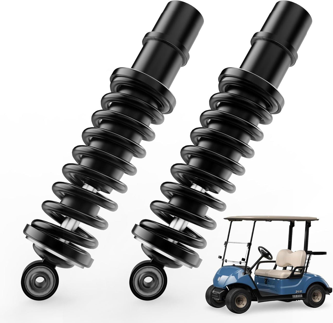 Golf Cart Rear Shocks for Yamaha Drive2 Quietech EFI, Heavy Duty | Rear Shock Ab