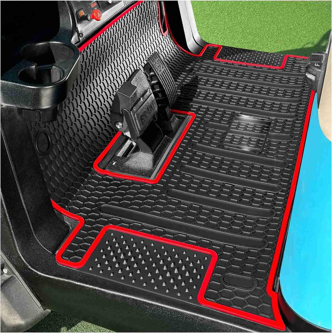 Golf Cart Floor Mat for EZGO TXT 1994-UP, Full Coverage Floo