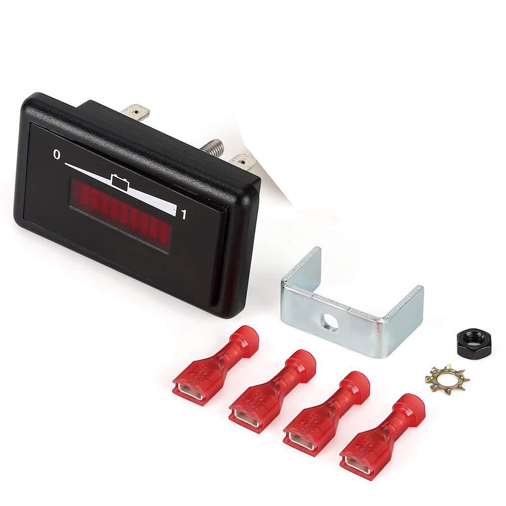 Golf Cart Battery Meter 48V LED Power Indicator for Lead Aci