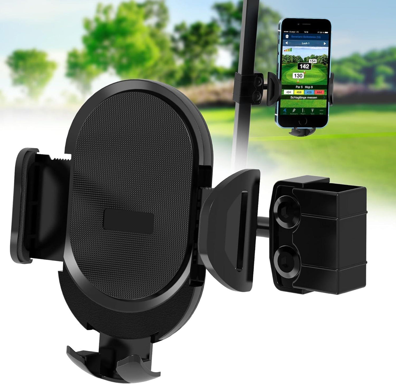 Golf Cart Side Mirrors and Golf Cart Phone Holder iPhone Cad