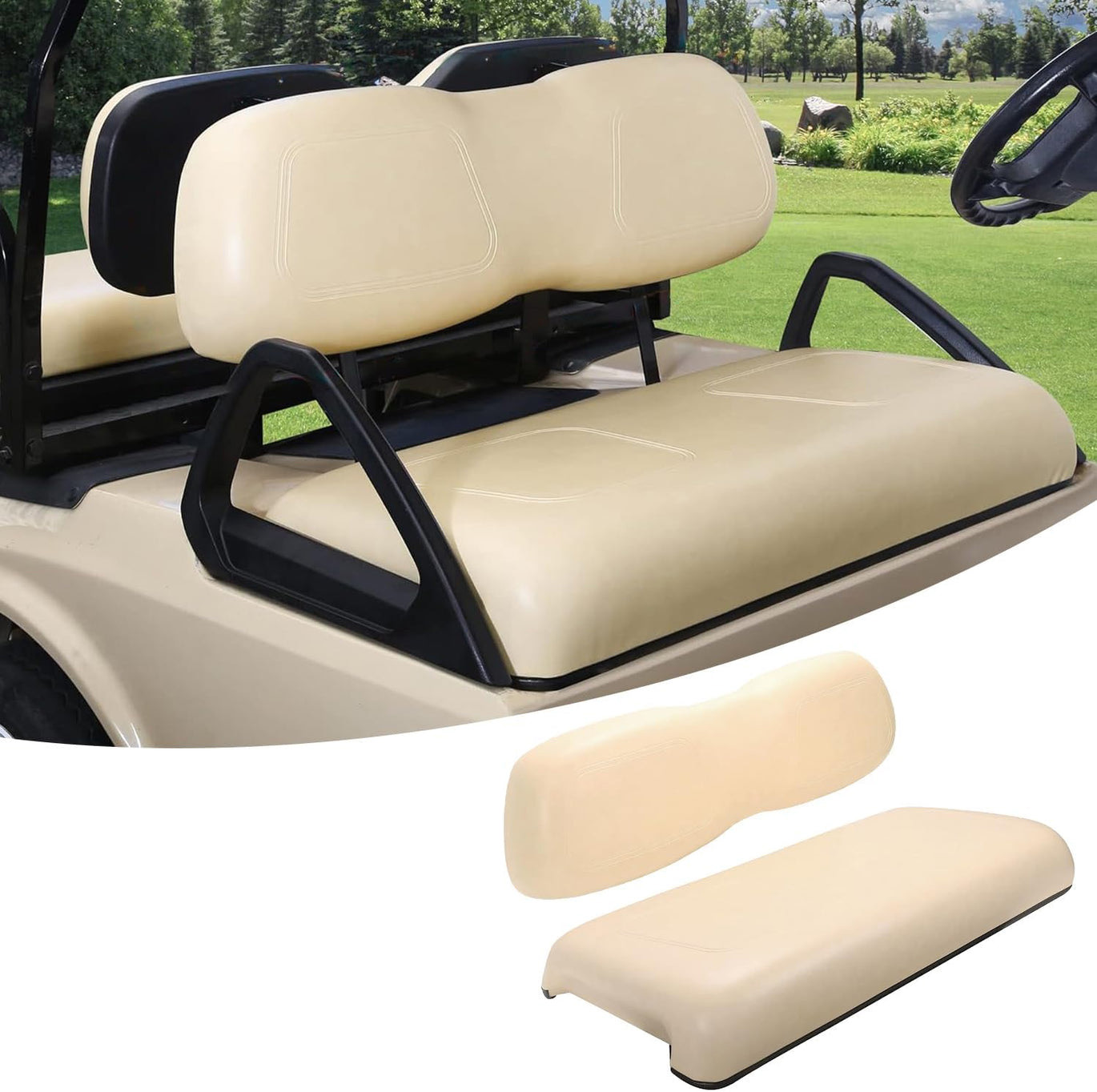 Universal Rear Replacement Cushions for EZGO Club Car Yamaha
